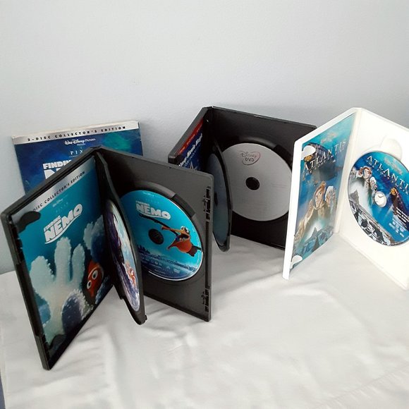 Disney DVD Lot of 3; Finding Nemo, The Little Mermaid I & II, Atlantis - Picture 9 of 12